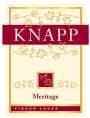 Knapp Vineyards Meritage 2012 Front Label