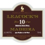 Leacock's 10 Year Bual Madiera Front Label