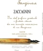 Zaccagnini Rosella Marche Sangiovese 2012 Front Label
