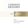 Cameron Hughes Lot 400 Cabernet Sauvignon 2010 Front Label