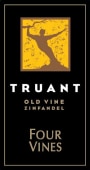 Four Vines Truant Old Vine 2014 Front Label