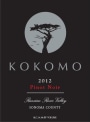 Kokomo Pinot Noir 2012 Front Label
