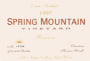 Spring Mountain Vineyard Reserve Cabernet Sauvignon 1997 Front Label