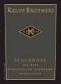 Krupp Brothers Estates Stagecoach Vineyard Synchrony Red 2013 Front Label
