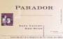 Parador Napa Valley Red Wine 2000 Front Label