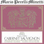 Mario Perelli-Minetti Cabernet Sauvignon 2001 Front Label