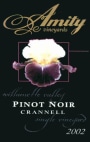 Amity Crannell Pinot Noir 2002 Front Label