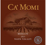 Ca' Momi Winery Merlot 2013 Front Label