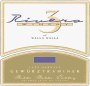 Three Rivers Late Harvest Gewurtraminer 2003 Front Label
