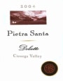 Pietra Santa Dolcetto 2004 Front Label