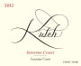 Kutch Wines Pinot Noir 2012 Front Label