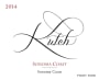 Kutch Wines Pinot Noir 2014 Front Label
