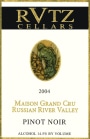 Rutz Cellars Maison Grand Cru Pinot Noir 2004 Front Label