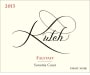 Kutch Wines Falstaff Vineyard Pinot Noir 2013 Front Label