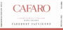 Cafaro Cellars Cabernet Sauvignon 2005 Front Label