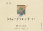 MacRostie Merlot 2005 Front Label