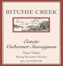 Ritchie Creek Cabernet Sauvignon 2005 Front Label