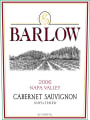 Barlow Unfiltered Cabernet Sauvignon 2006 Front Label
