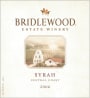 Bridlewood Syrah 2006 Front Label