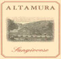 Altamura Sangiovese 2006 Front Label