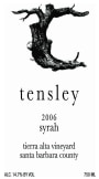Tensley Tierra Alta Vineyard Syrah 2006 Front Label