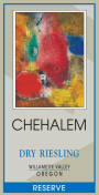 Chehalem Reserve Dry Riesling 2007 Front Label