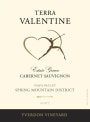 Terra Valentine Yverdon Vineyard Cabernet Sauvignon 2007 Front Label