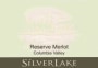 Silver Lake Reserve Merlot 2007 Front Label