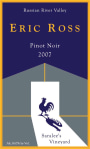 Eric Ross Winery Saralee's Vineyard Pinot Noir 2007 Front Label