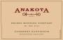 Anakota Helena Montana Vineyard Cabernet Sauvignon 2007 Front Label
