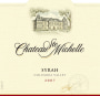 Chateau Ste. Michelle Syrah 2007 Front Label