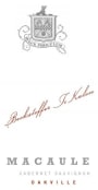 Macauley Beckstoffer To Kalon Cabernet Sauvignon 2007 Front Label