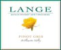Lange Winery Classique Pinot Gris 2008 Front Label