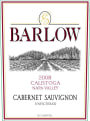 Barlow Unfiltered Cabernet Sauvignon 2008 Front Label