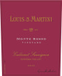 Louis Martini Monte Rosso Vineyard Cabernet Sauvignon 2008 Front Label