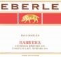 Eberle Barbera 2008 Front Label