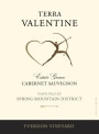 Terra Valentine Yverdon Vineyard Cabernet Sauvignon 2008 Front Label