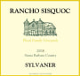 Rancho Sisquoc Flood Family Vineyards Sylvaner 2008  Front Label
