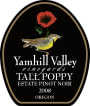 Yamhill Tall Poppy Estate Pinot Noir 2008 Front Label