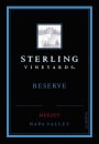 Sterling Reserve Merlot 2008 Front Label