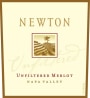 Newton Unfiltered Merlot 2008 Front Label