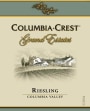 Columbia Crest Grand Estates Riesling 2008 Front Label