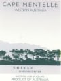 Cape Mentelle Margaret River Shiraz 1999 Front Label