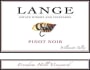 Lange Winery Freedom Hill Vineyard Pinot Noir 2009 Front Label