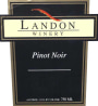 Landon Winery Pinot Noir 2012 Front Label