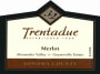 Trentadue Alexander Valley Merlot 2009 Front Label
