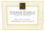 Volker Eisele Cabernet Sauvignon 2009 Front Label