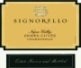 Signorello Hope's Cuvee Chardonnay 2009 Front Label