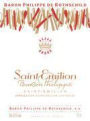 Baron Philippe de Rothschild St. Emilion 1999 Front Label