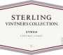 Sterling Vintner's Collection Shiraz 2009 Front Label